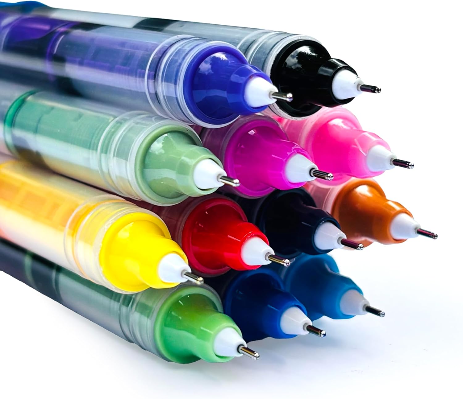 Correction Pen Fine - Liquid Ink Rollerball Gel Pens, 0.5mm