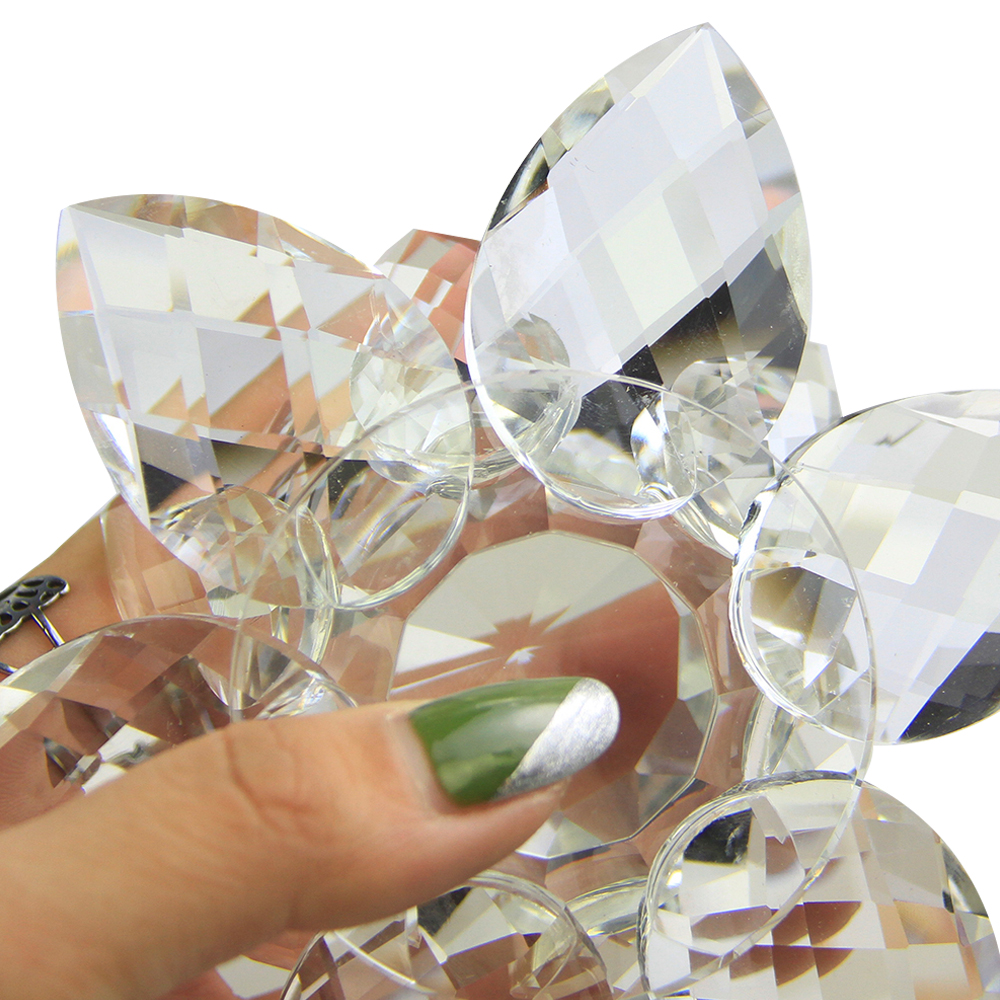 60mm-200mm Crystal Swan Lotus  - đánh giá và giá Book Weight Glass