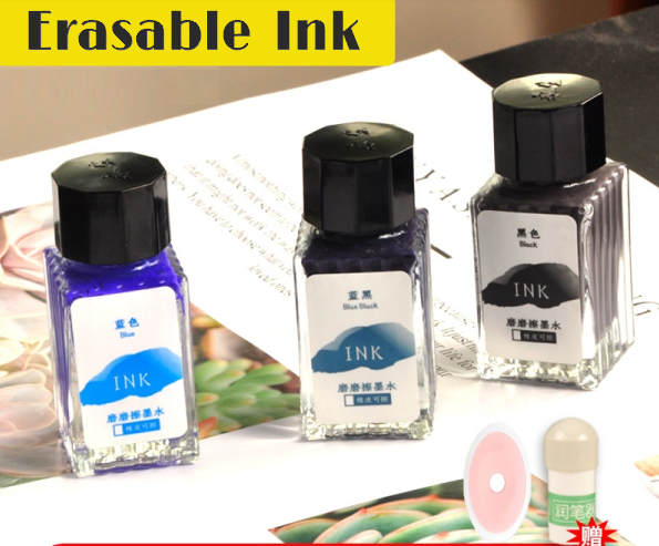 Thermosensitive Erasable Ink 2 - đánh giá và giá Fountain Pen Bottled Ink