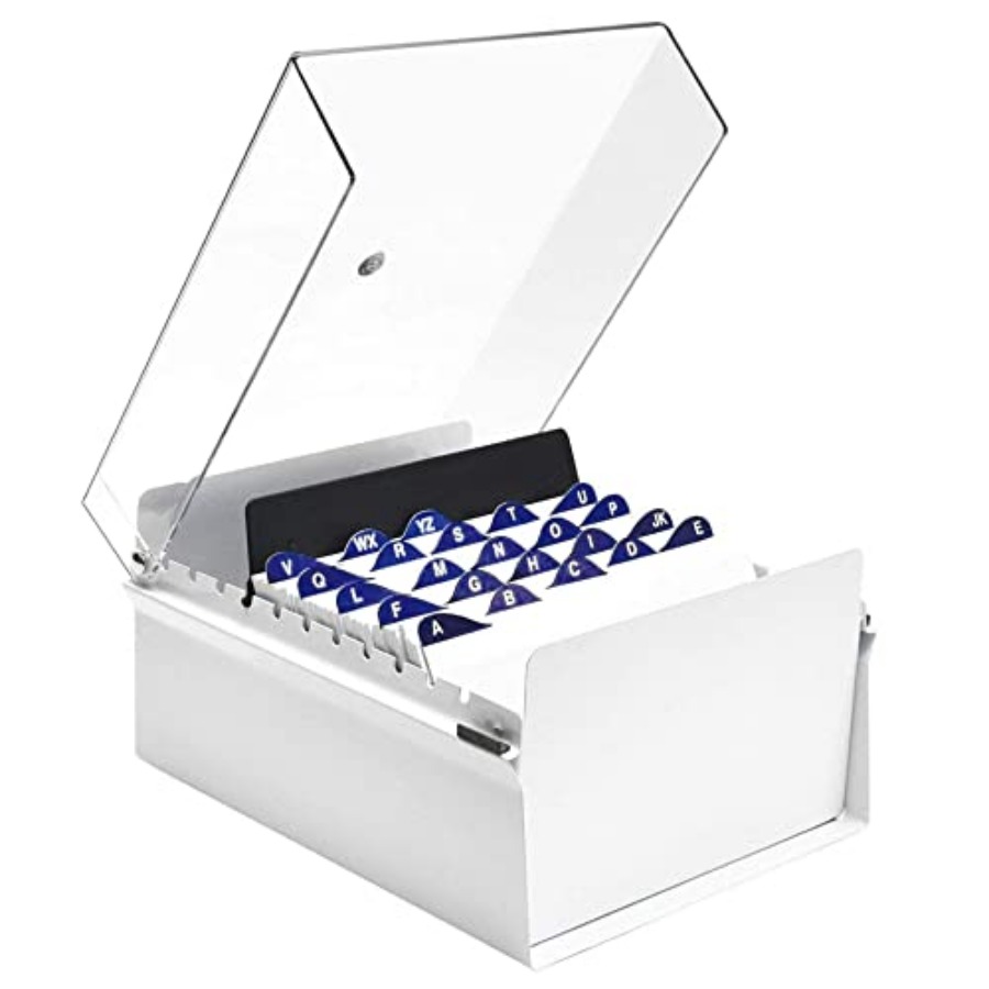 5 X 8 Card File Holder Organiz - đánh giá và giá Index Card Holder