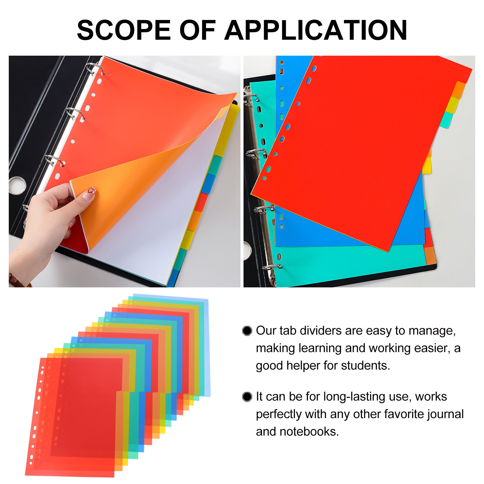 1Set Index Binder Dividers A4  - đánh giá và giá Tab Divider A4