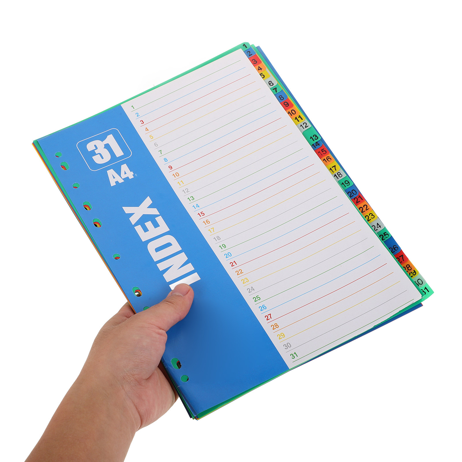 1Set Dividers A4 11-Hole Binde - đánh giá và giá Tab Divider A4