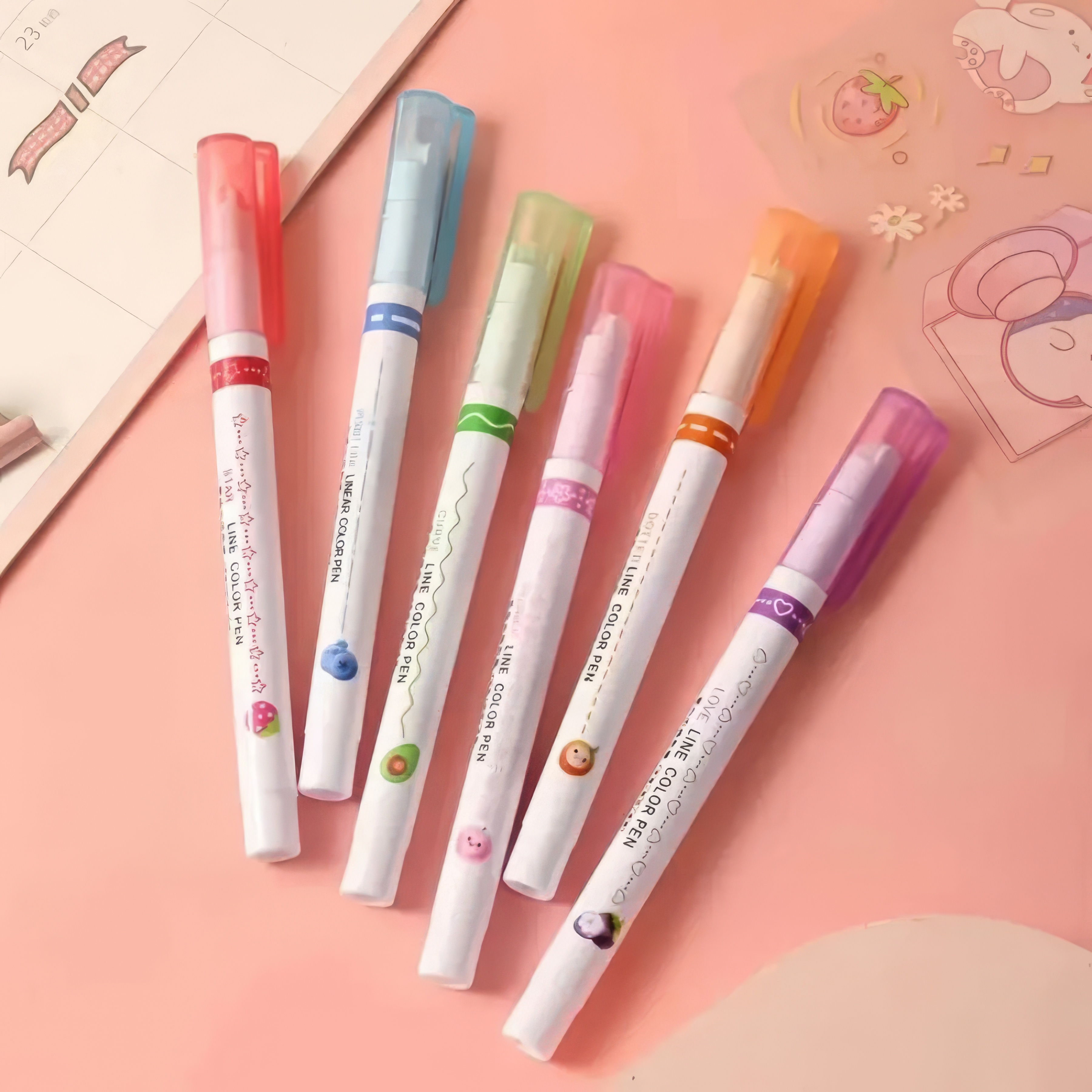 Professional 6-Colors Art Outl - đánh giá và giá Correction Pen Fine