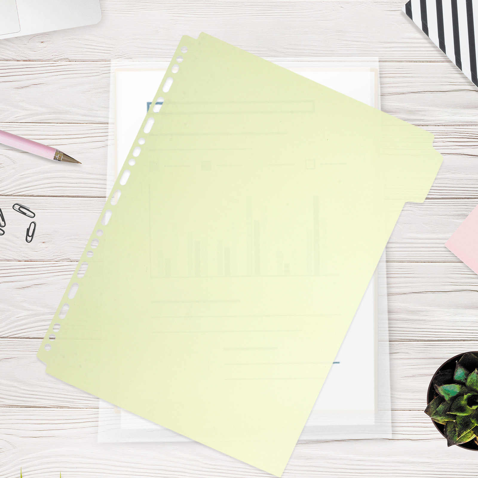 6Pcs Tabbed Binder Divider She - đánh giá và giá Tab Divider A4