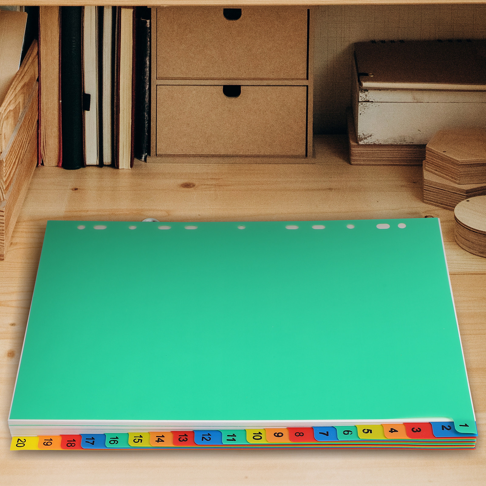 20 Pages A4 Colorful Plastic T - đánh giá và giá Tab Divider A4
