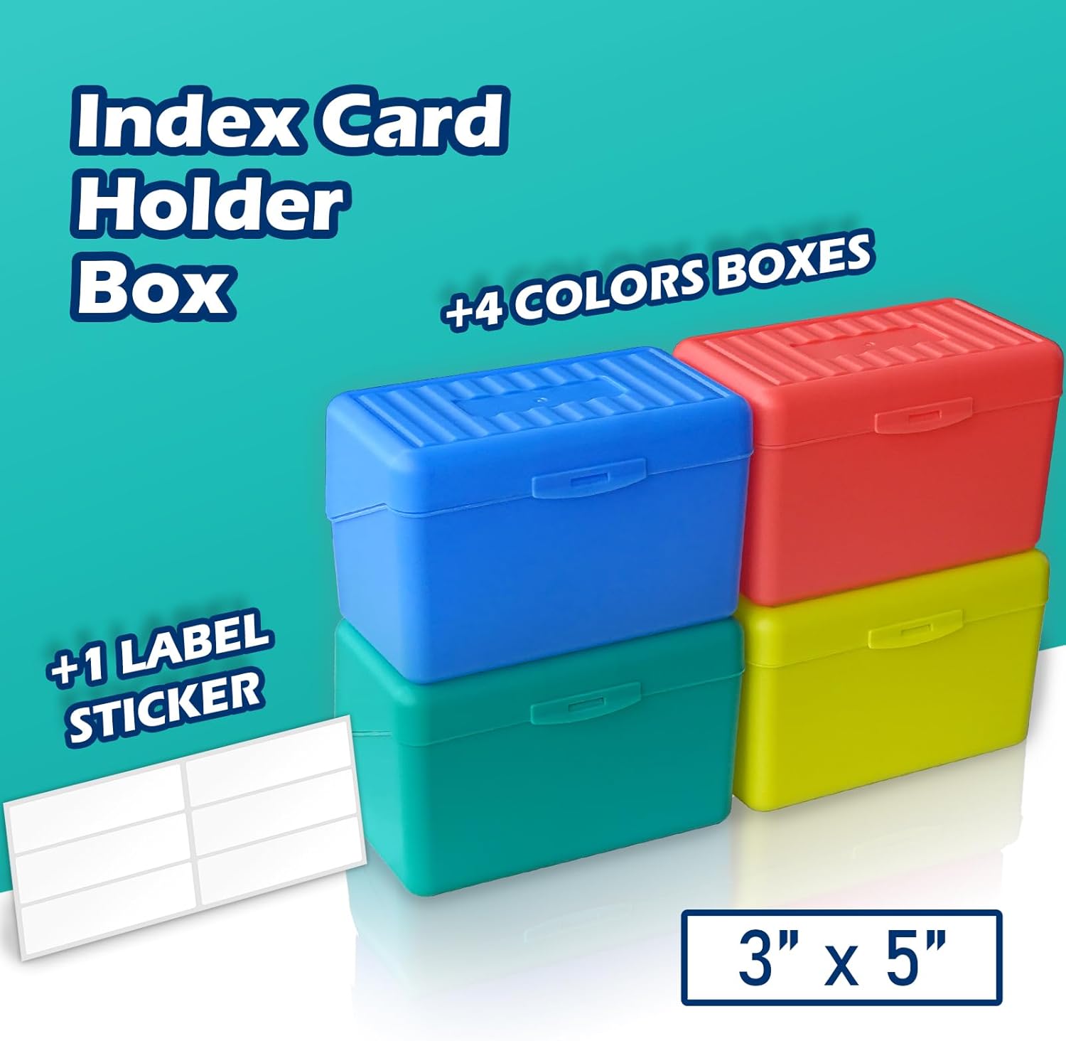 4-Pack 3x5 Index Card Holder B - đánh giá và giá Index Card Holder