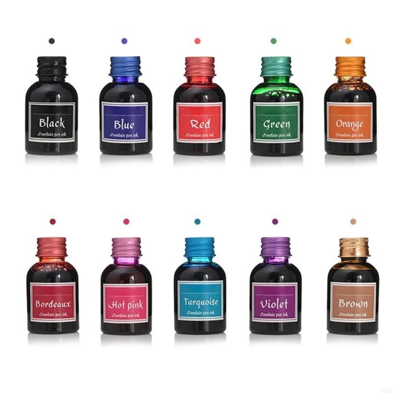 10 Colors 1 Bottle Pure Colorf - đánh giá và giá Fountain Pen Bottled Ink