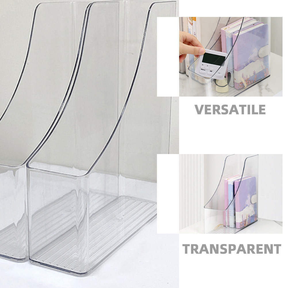 2Pcs Transparent File Organize - đánh giá và giá Magazine Holder Rack