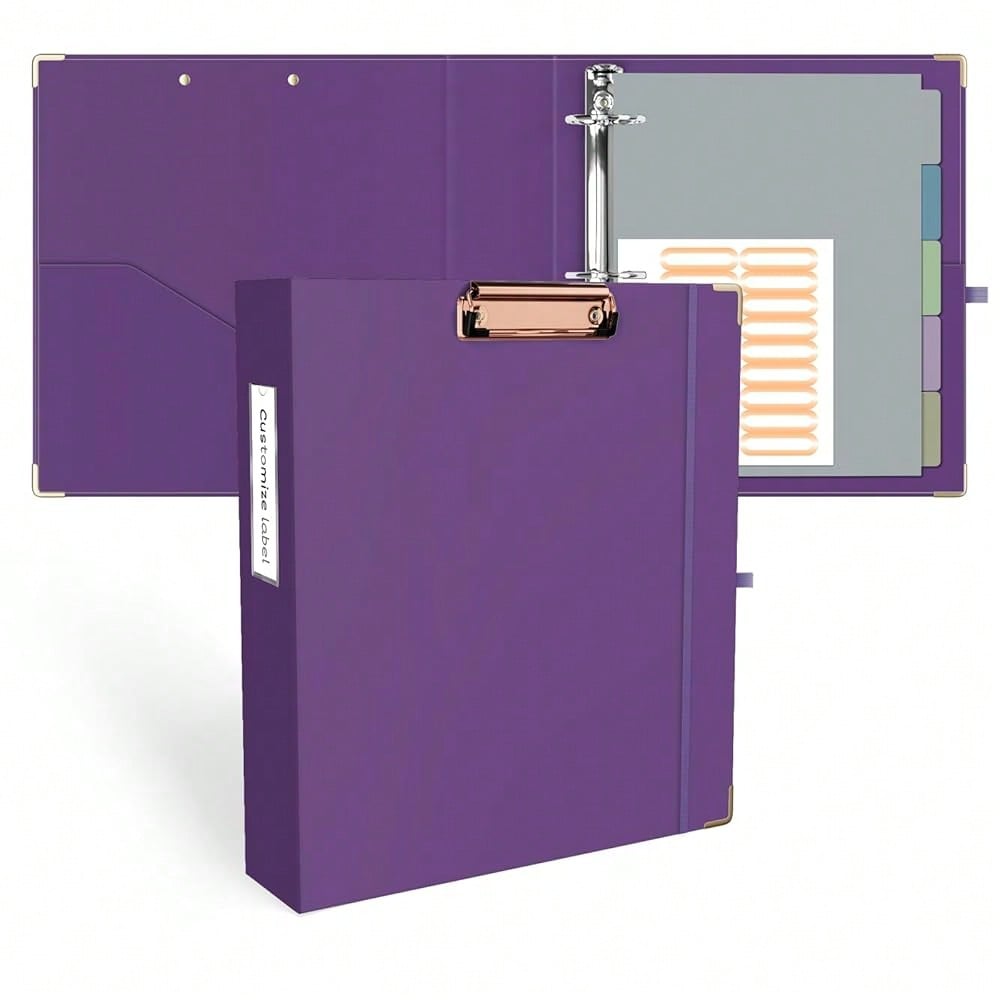 Mini 3 Ring Binder 2 Inch For  - đánh giá và giá Tab Divider A4