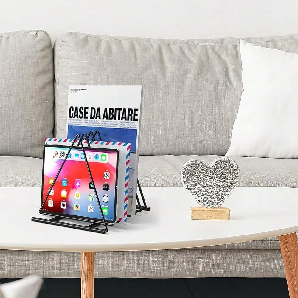 Triangle File Folder Racks,7 S - đánh giá và giá Magazine Holder Rack