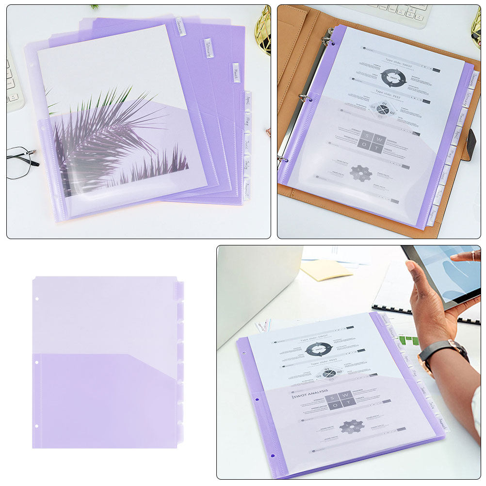 2Sets Binder Dividers A4 3-Hol - đánh giá và giá Tab Divider A4