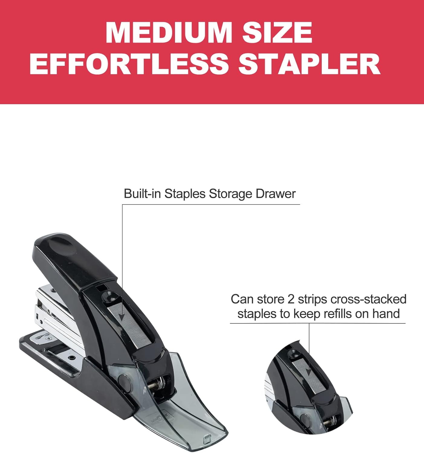 Effortless Standard Stapler Se - đánh giá và giá Stapler Half Strip