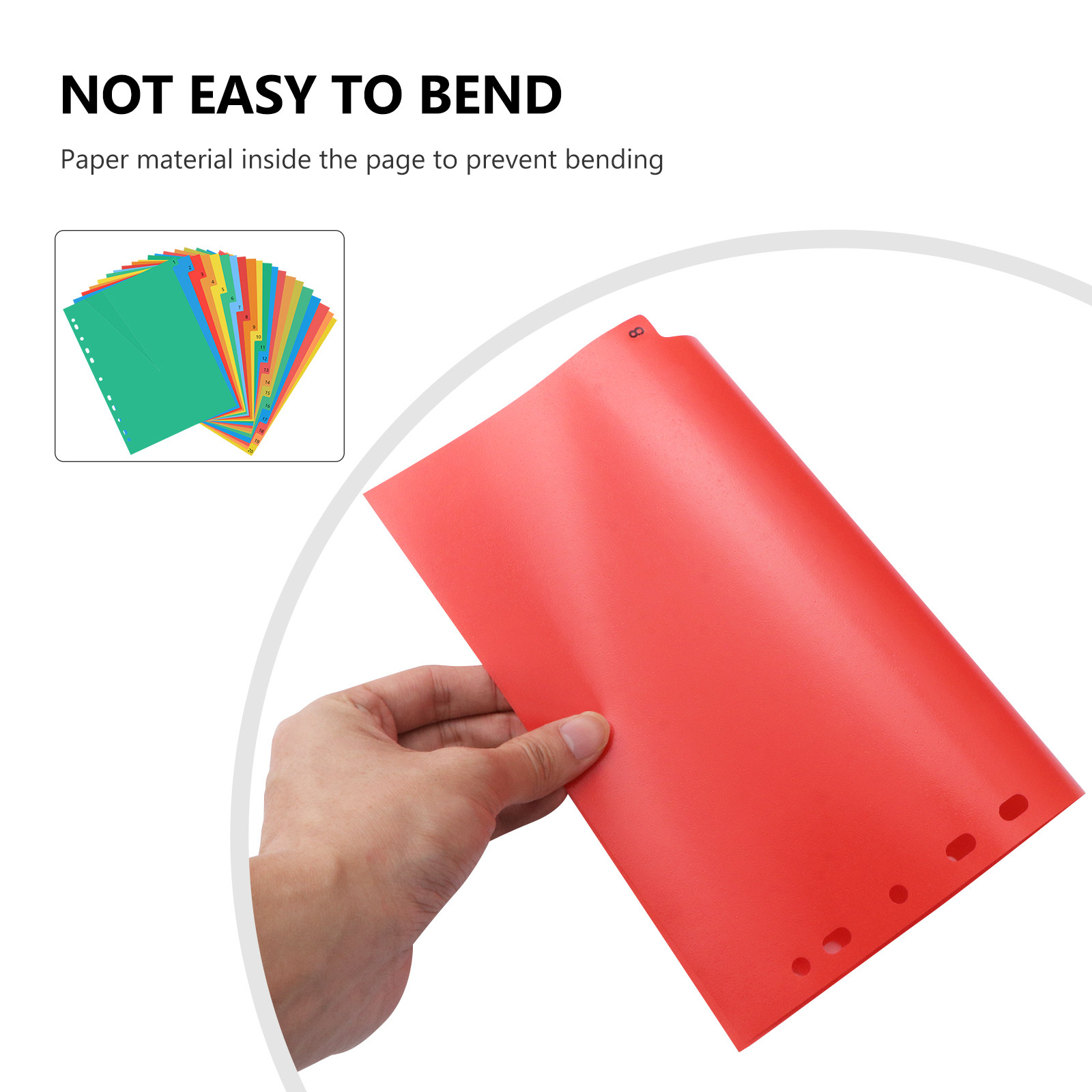 20 Pages A4 Colorful Plastic B - đánh giá và giá Tab Divider A4