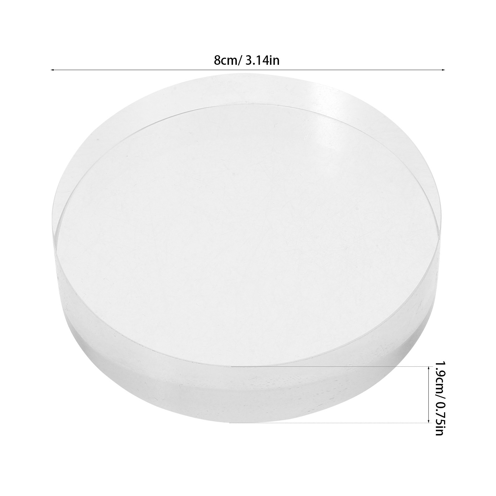 2Pcs Transparent Crystal Round - đánh giá và giá Paper Weight Crystal