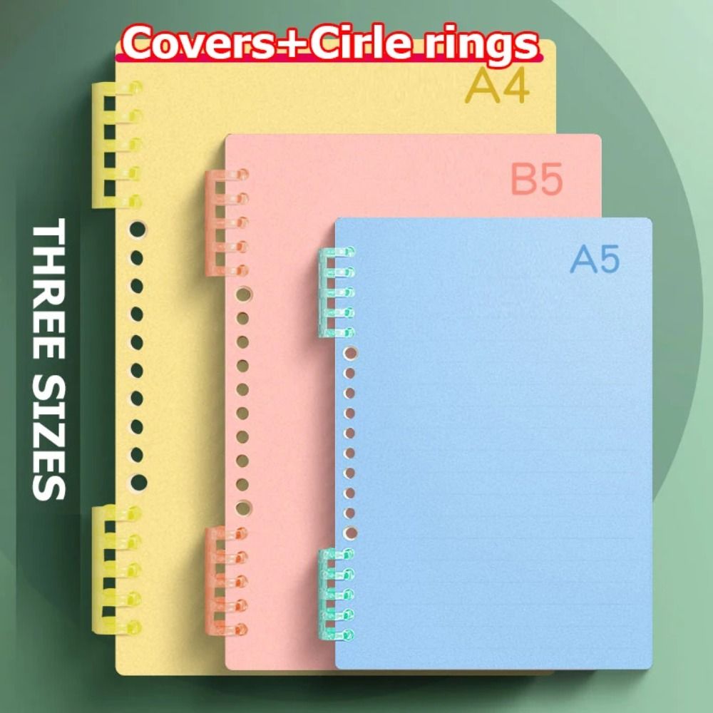 4Pcs PP Loose-leaf Book Cover  - đánh giá và giá Binder A4 Lever
