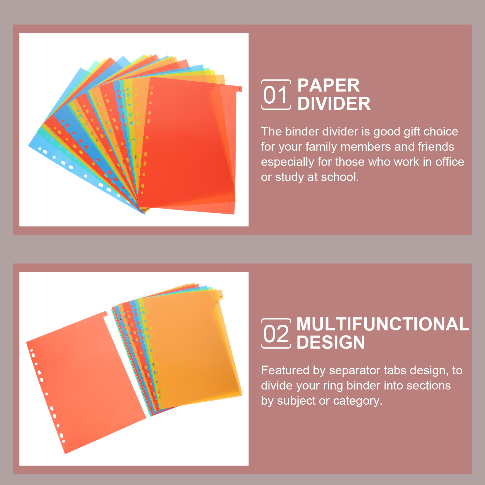 20 Sheets A4 Heavy Duty Binder - đánh giá và giá Tab Divider A4