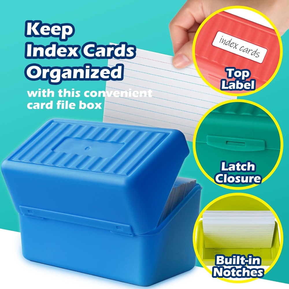 Olivo Index Card Holder Box 3x - đánh giá và giá Index Card Holder