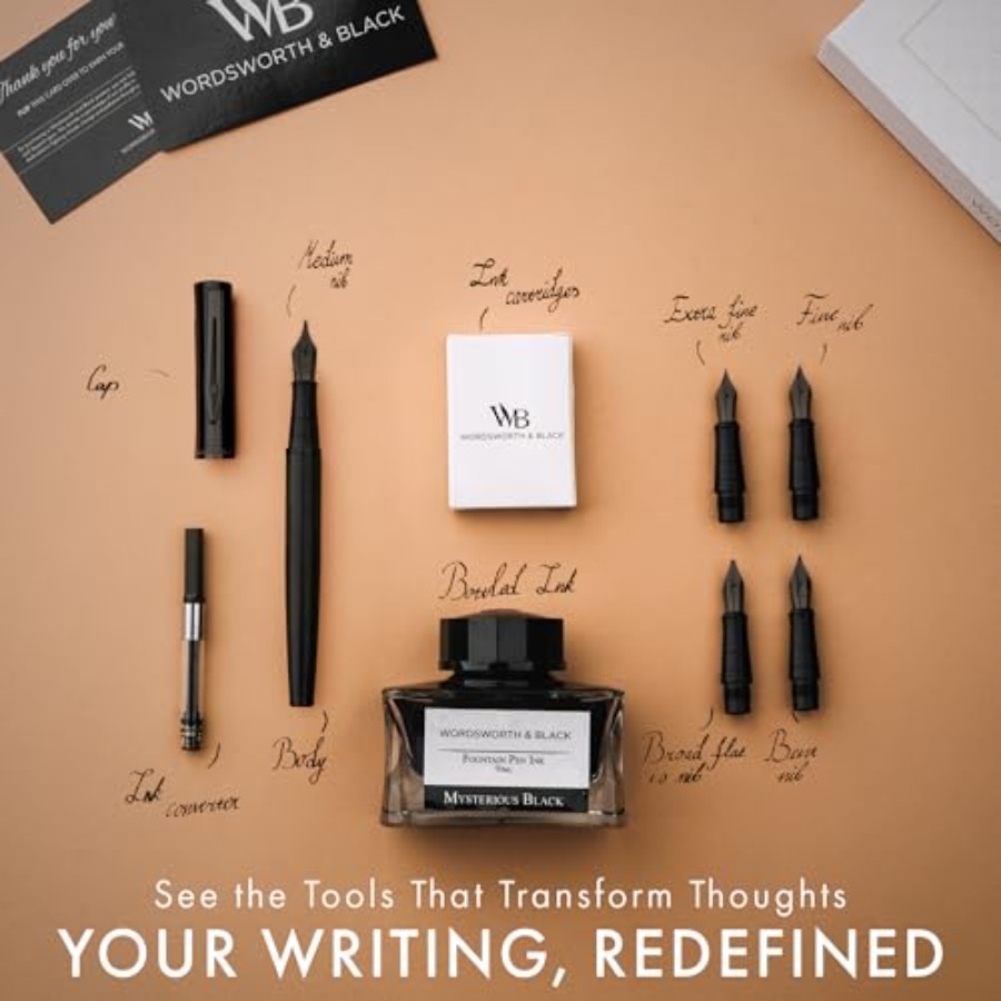 Fountain Pen Gift Set, Include - đánh giá và giá Fountain Pen Bottled Ink