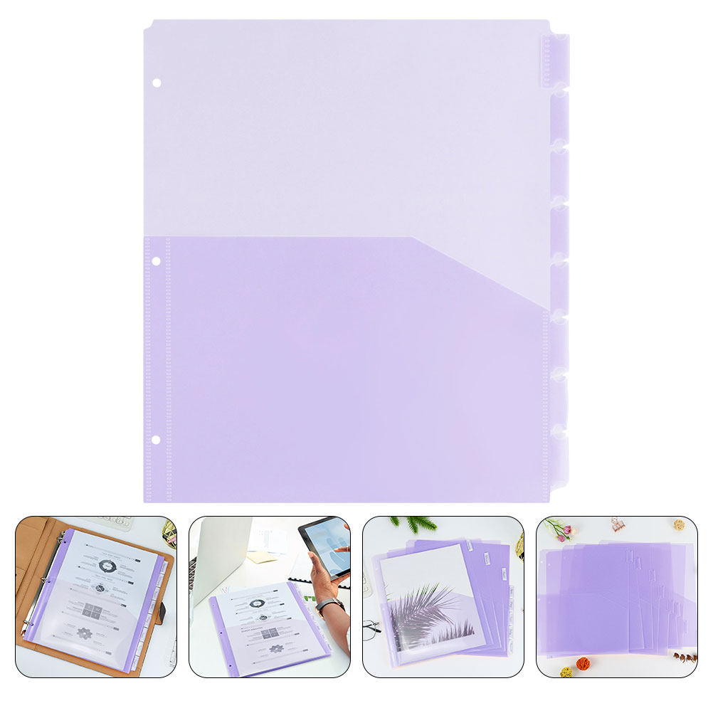 2Sets Binder Dividers A4 Plast - đánh giá và giá Tab Divider A4