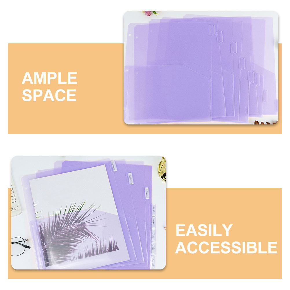 2Sets Binder Dividers A4 Plast - đánh giá và giá Tab Divider A4