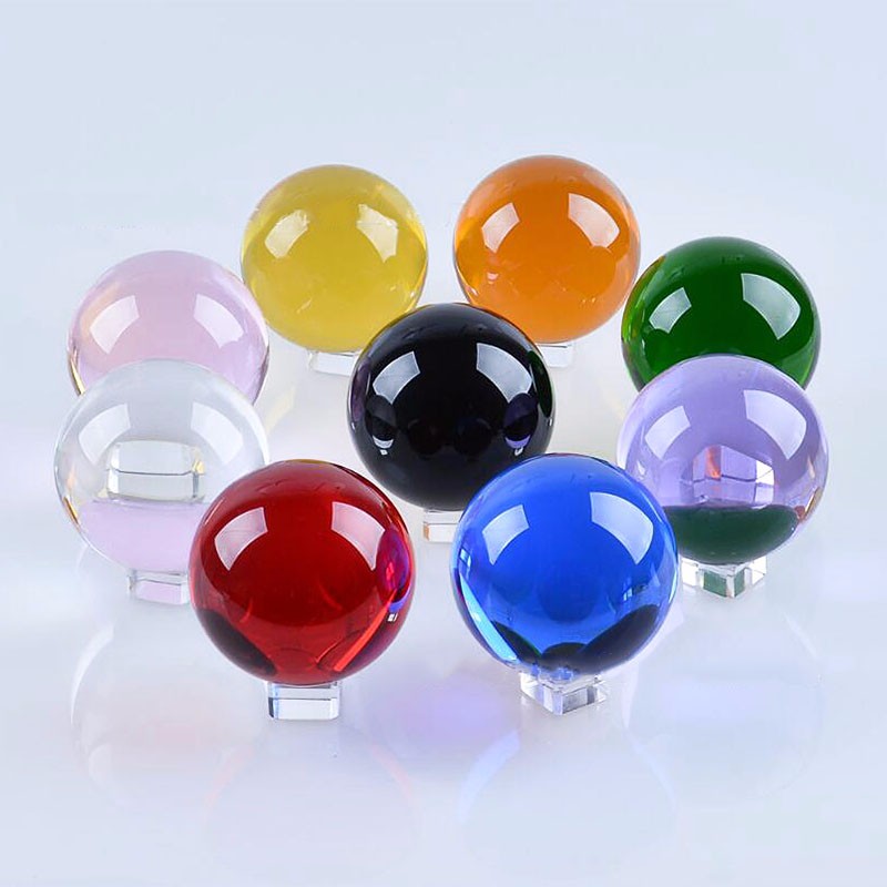100mm Colors Crystal Ball Phot - đánh giá và giá Book Weight Glass